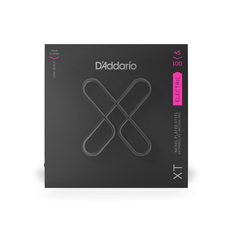 Набор струн D'ADDARIO XTB45100 XT BASS NICKEL PLATED STEEL REGULAR LIGHT (45-100)